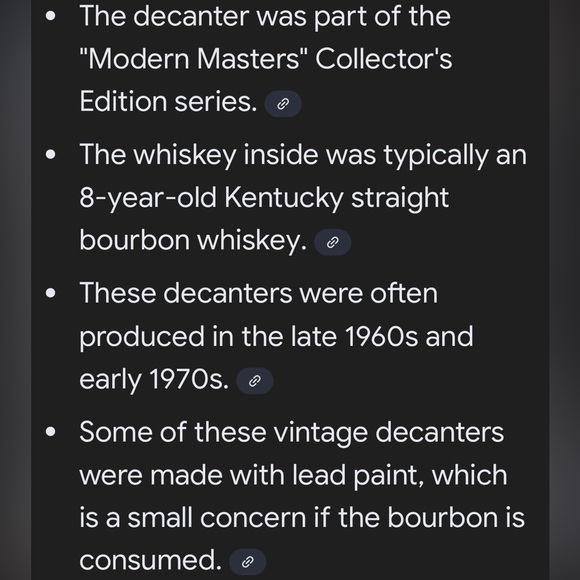 Jim Beam’s Choice Artist Series Van Gogh Self Portrait Decanter - Picture 9 of 9